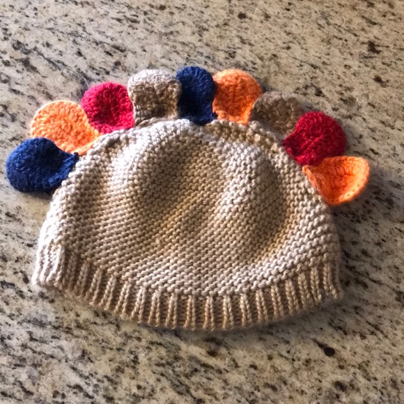 Crocheted Turkey Hat - Picture 2 of 3